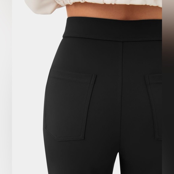 Halara High Waisted Button Multiple Pockets Straight Leg Casual Pants NEW!!!🖤 - Picture 5 of 16